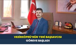 Vezirköprü’nün yeni başsavcısı göreve başladı