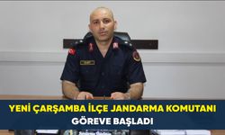 Yeni Çarşamba İlçe Jandarma Komutanı göreve başladı
