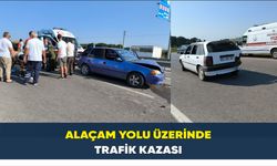 Alaçam Yolu Üzerinde Trafik Kazası