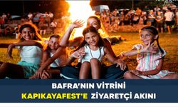 Bafra’nın Vitrini Kapıkayafest'e  Ziyaretçi Akını