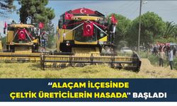 Alaçam'da Çeltik Hasadı Günü Etkinliği