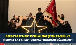 Bafra'da 12 Mart İstiklal Marşı’nın Kabulü ve Mehmet Akif Ersoy’u Anma Programı Düzenlendi