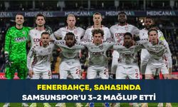 Fenerbahçe, sahasında karşılaştığı Samsunspor'u 3-2 mağlup etti