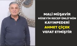 Mali Müşavir Hüseyin Recep Ünlü’nün Kayınpederi Ahmet Çiçek Vefat Etmiştir