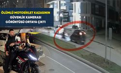 Ölümlü motosiklet kazasının güvenlik kamerası görüntüsü ortaya çıktı