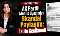 AK Partili Meclis Üyesinden Skandal Paylaşım