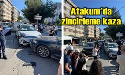 Atakum'da zincirleme kaza