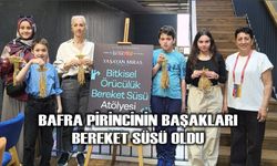 Bafra pirincinin başakları bereket süsü oldu