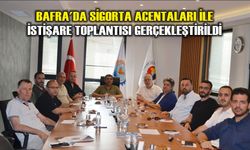 Bafra'da Sigorta Acentaları ile İstişare Toplantısı Gerçekleştirildi