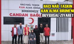 Hacı Nail Taşkın Kan Alma Birimi’ne Duygusal Ziyaret