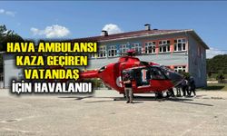 Hava Ambulansı Kaza Geçiren Vatandaş İçin Havalandı