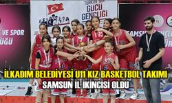 İlkadım Belediyesi U11 Kız Basketbol Takımı Samsun İl İkincisi Oldu