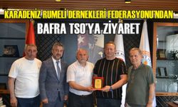 Karadeniz Rumeli Dernekleri Federasyonu’ndan Bafra TSO’ya Ziyaret