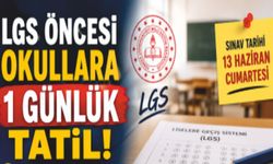 LGS Öncesi, Öğrenci ve Öğretmenlere LGS Öncesi 1 Gün İzin