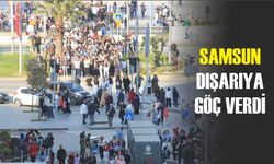 Samsun dışarıya göç verdi