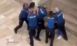 Samsun'da polisin önünde kadın kavgası