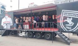 Samsunspor tırı Çarşamba'da
