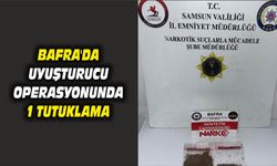 Bafra'da uyuşturucu operasyonunda 1 tutuklama