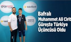 Bafralı Muhammet Ali Cirit Güreşte Türkiye Üçüncüsü Oldu