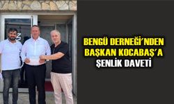 Bengü Derneği'nden Başkan Kocabaş'a Şenlik Daveti