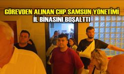 Görevden alınan CHP Samsun yönetimi il binasını boşalttı