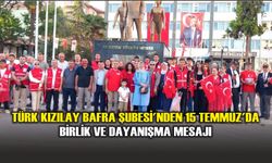 Türk Kızılay Bafra Şubesi'nden 15 Temmuz'da Birlik ve Dayanışma Mesajı