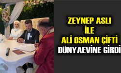 Zeynep Aslı ile Ali Osman Çifti Dünyaevine Girdi