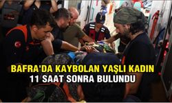 Bafra'da kaybolan yaşlı kadın 11 saat sonra bulundu