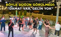 Böyle düğün görülmedi: 'Damat var, gelin yok'