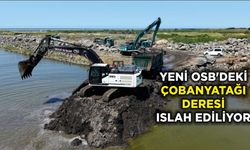 Tekkeköy Yeni OSB'deki Çobanyatağı Deresi ıslah ediliyor