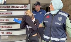 Canik'de mağazalardan giysi çalan kadın tutuklandı