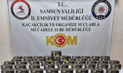 Samsun'da 10 bin doldurulmuş makaron ele geçirildi