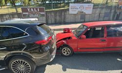Samsun'da Tofaş, lüks SUV'a arkadan çarptı: 1 yaralı