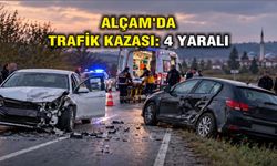 Alçam'da trafik kazası: 4 yaralı