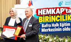 HEMKAP'ta birincilik Bafra Halk Eğitim Merkezinin oldu