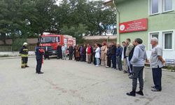 Havza Bakım ve Aile Danışma Merkezinde yangın tatbikatı