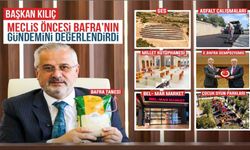 BAŞKAN KILIÇ, MECLİS ÖNCESİ BAFRA’NIN GÜNDEMİNİ DEĞERLENDİRDİ