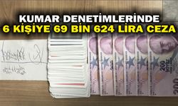 Samsun'da kumar denetimlerinde 6 kişiye 69 bin 624 TL ceza