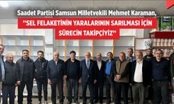 MİLLETVEKİLİ KARAMAN’DAN HAVZA’DA ESNAF ZİYARETİ
