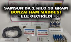 Samsun'da 1 kilo 99 gram bonzai ham maddesi ele geçirildi