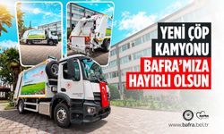 YENİ ÇÖP KAMYONU BAFRA’MIZA HAYIRLI OLSUN