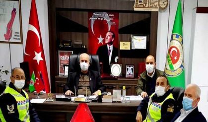 Bafra Jandarması'ndan  Bafra Ziraat Odasına Ziyaret