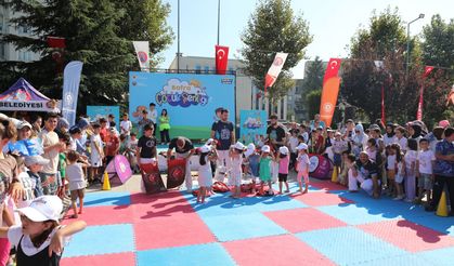 Bafra’da İki gün süren Çocuk Şenliğinde coşku zirvedeydi