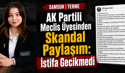 AK Partili Meclis Üyesinden Skandal Paylaşım