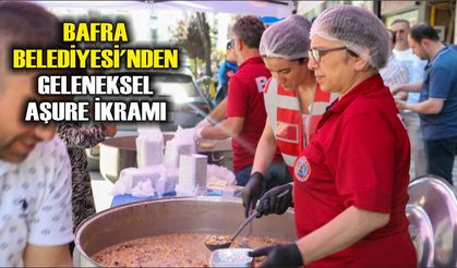 BAFRA BELEDİYESİ'NDEN GELENEKSEL AŞURE İKRAMI