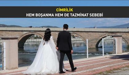 Cimrilik hem boşanma hem de tazminat sebebi