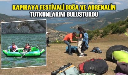 Kapıkaya Festivali doğa ve adrenalin tutkunlarını buluşturdu