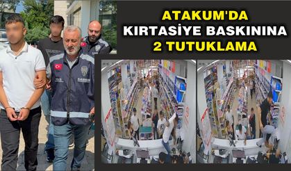 Atakum'da kırtasiye baskınına 2 tutuklama