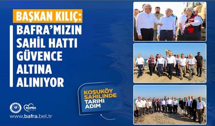 Koşuköy Sahilinde Tarihi Adım