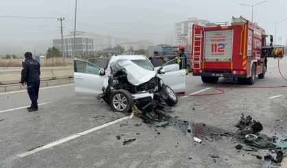 Samsun'da SUV araç direğe çarptı: 1 ölü, 3 yaralı